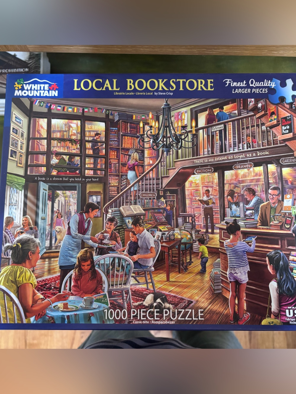 White Mountain Local Bookstore Puzzle 1000 Piece